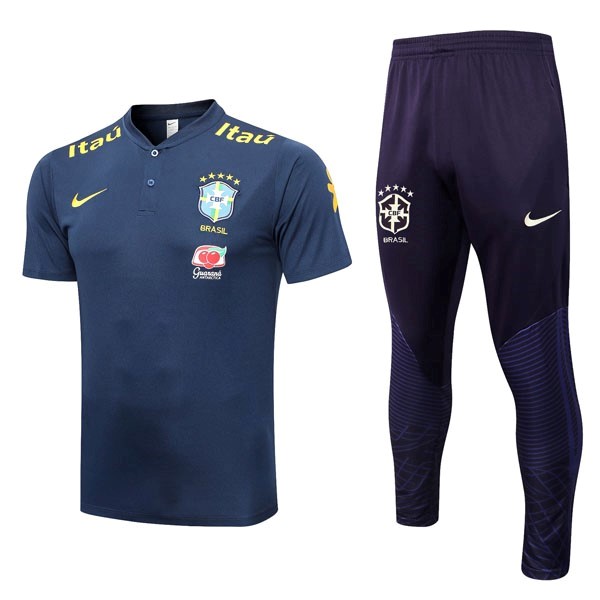 Polo Brasil Conjunto Completo 2022/23 Azul